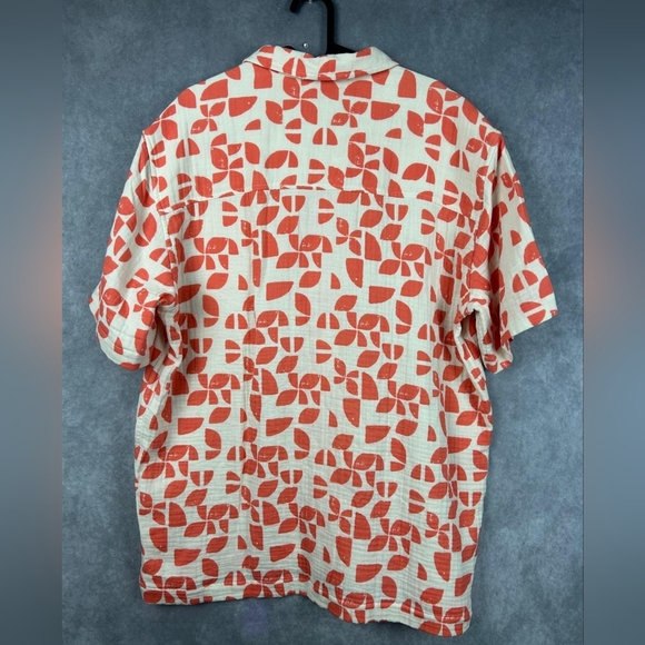 Eddie Bauer Carry On Camp Oversised Men Shirt Button Down Size L - Picture 4 of 9